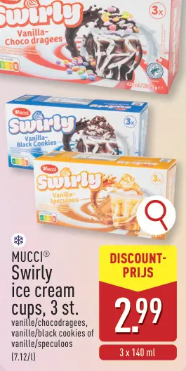 Promotie: Swirly ice cream cups