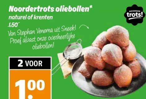 Aanbieding: Noordertrots oliebollen