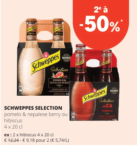 Offre: Pomelo & nepalese berry ou hibiscus