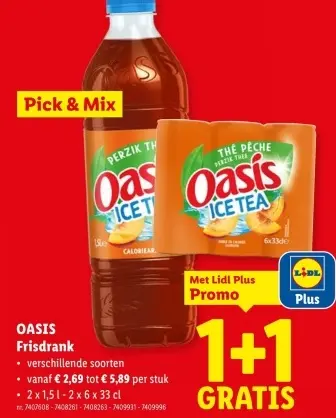 Promotie: Frisdrank