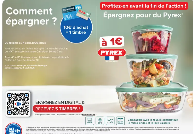 Offre: Pyrex