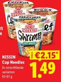 Aanbieding: Cup Noodles
