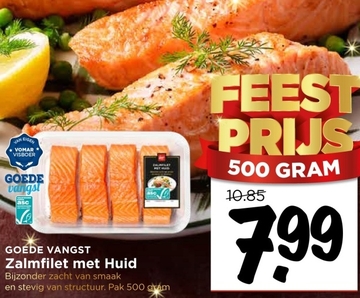 Aanbieding: Zalmfilet met Huid