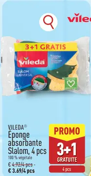 Offre: Eponge absorbante Slalom