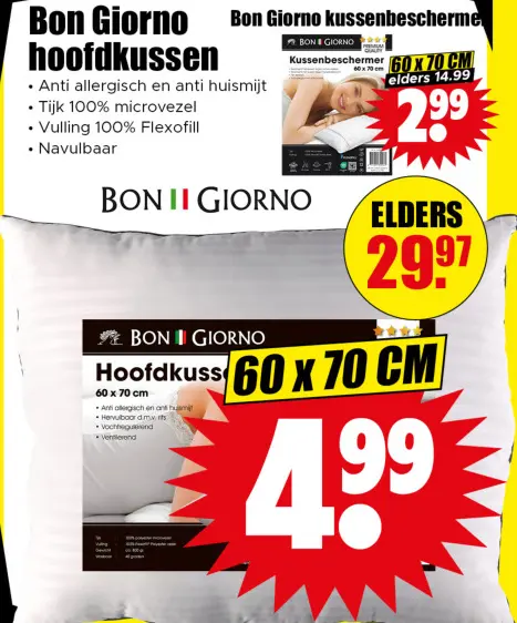 Aanbieding: Hoofdkussen