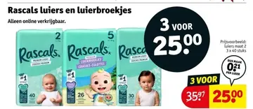 Aanbieding: Rascals luiers en luierbroekjes