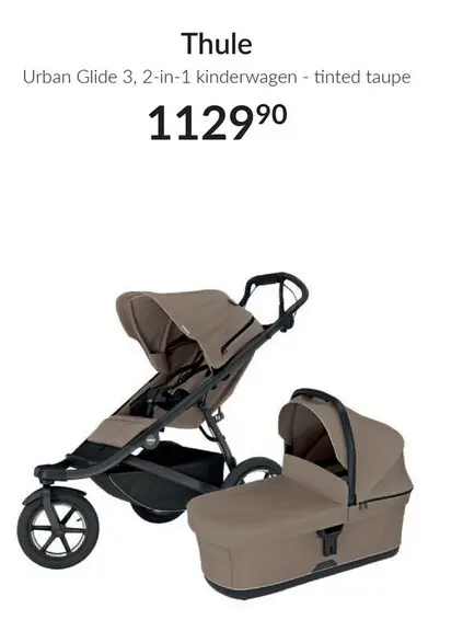 Aanbieding: Urban Glide 3, 2-in-1 kinderwagen