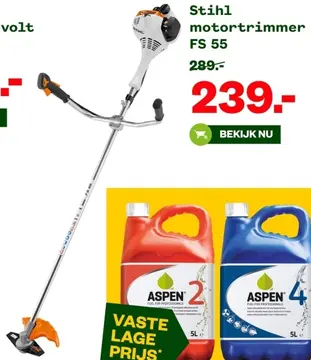 Aanbieding: Stihl motortrimmer FS 55