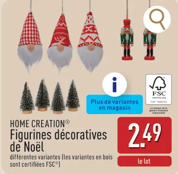 Offre: Figurines décoratives de Noël