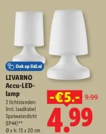 Aanbieding: Accu-LED-lamp