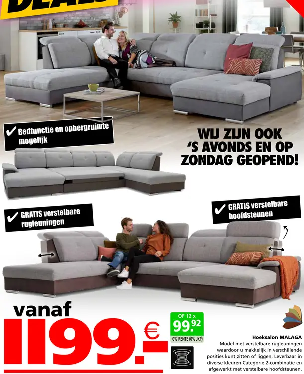 Promotie: Hoeksalon Malaga