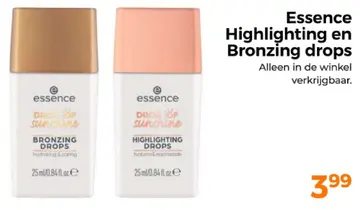Aanbieding: Highlighting en Bronzing drops