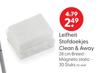 Aanbieding: Leifheit Stofdoekjes Clean & Away