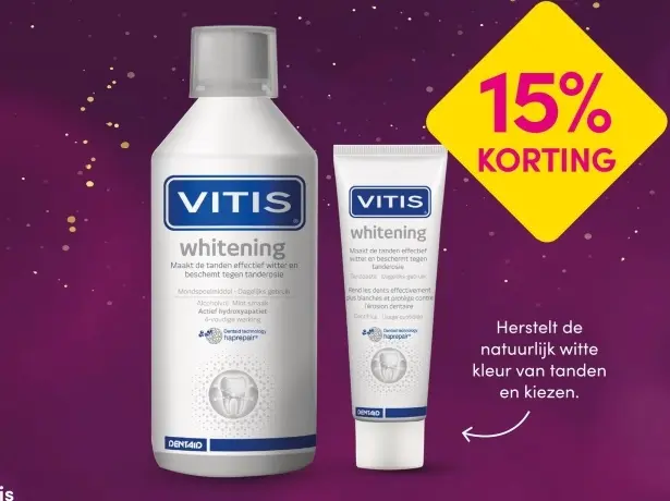 Aanbieding: VITIS whitening