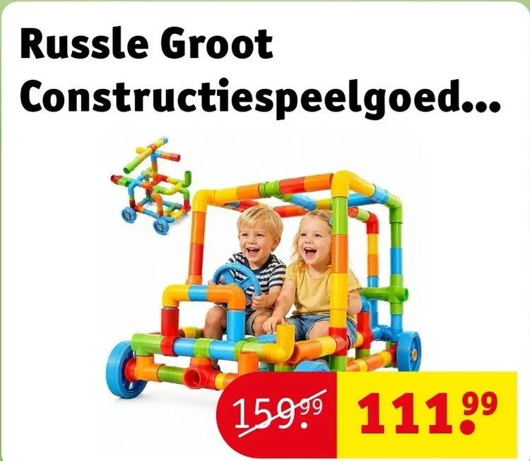 Aanbieding: Russle Groot Constructiespeelgoed