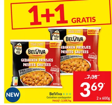Aanbieding: BelViva Gebakken aardappelen
