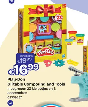 Promotie: Play-Doh Giftable Compound and Tools