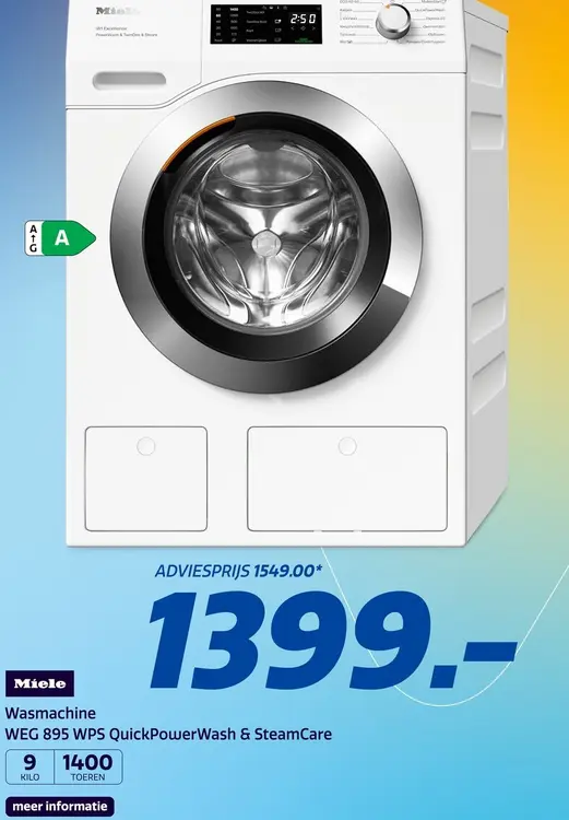 Aanbieding: Miele WEG 895 WPS Excellence PowerWash
