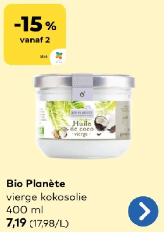 Promotie: vierge kokosolie