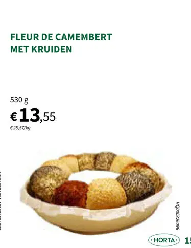 Promotie: Fleur de camembert met kruiden