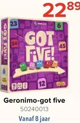 Promotie: Geronimo Got five