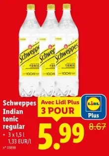 Offre: Indian tonic regular