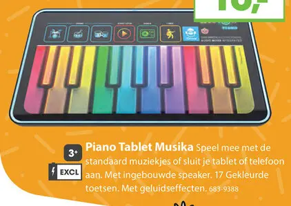 Aanbieding: IDance Piano Tablet Musika Geluiden+Effecten
