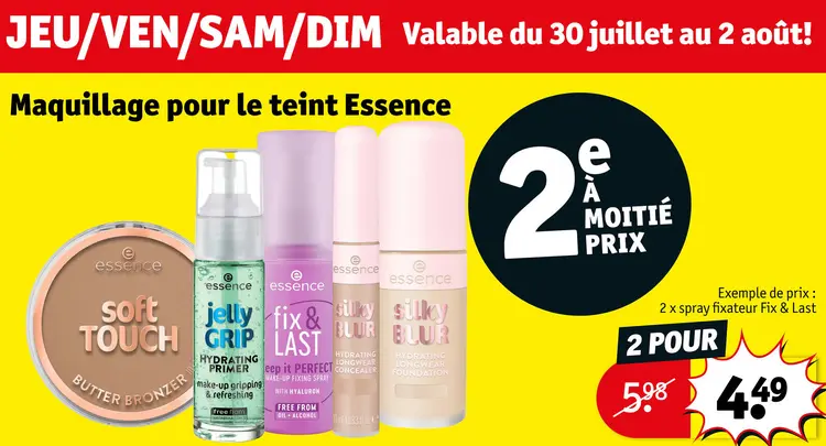 Offre: Maquillage pour le teint