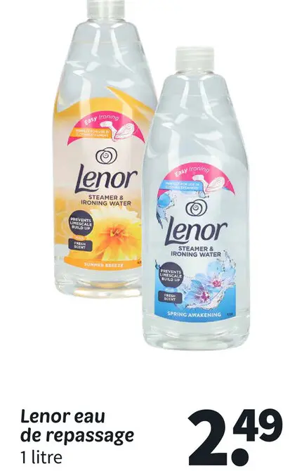 Offre: Lenor eau de repassage
