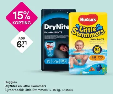 Aanbieding: DryNites en Little Swimmers