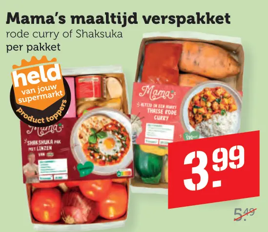 Aanbieding: Mama's maaltijd verspakket