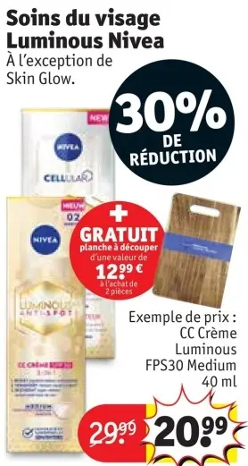 Offre: Soins du Visage Luminous