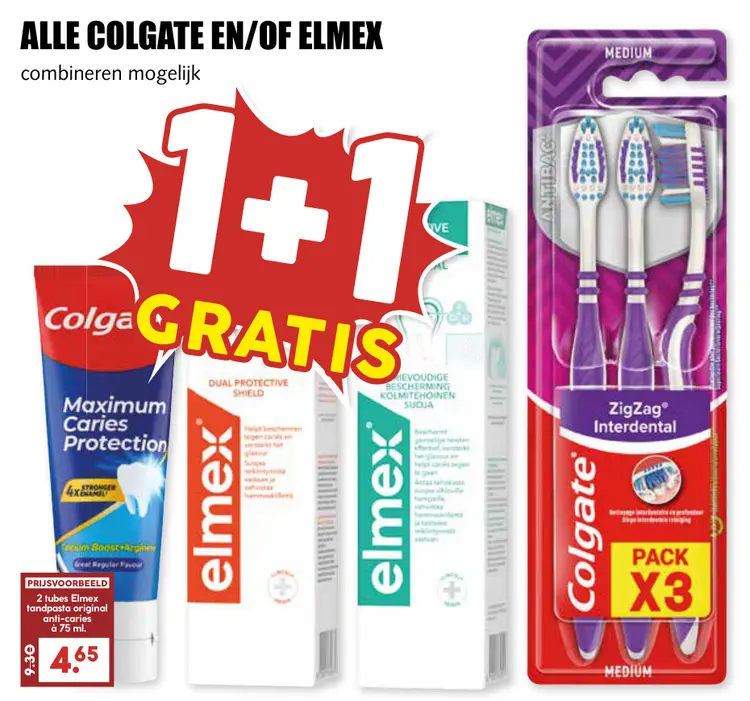 Aanbieding: Colgate and/or Elmex
