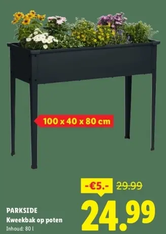 Aanbieding: Kweekbak op poten