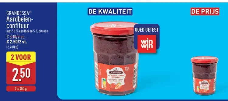 Promotie: Aardbeien-confituur