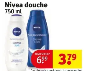 Aanbieding: Nivea douche