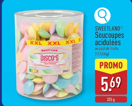 Offre: Soucoupes acidulées