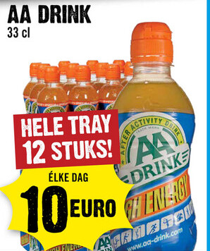 Aanbieding: AA Drink High Energy 12 x 33 cl