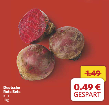 Aanbieding: Deutsche Rote Bete