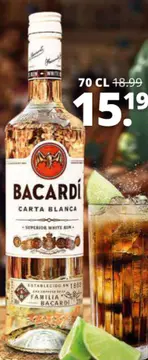 Aanbieding: Bacardi carta blanca