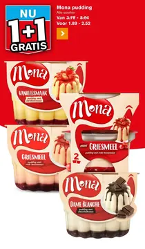 Aanbieding: Mona pudding