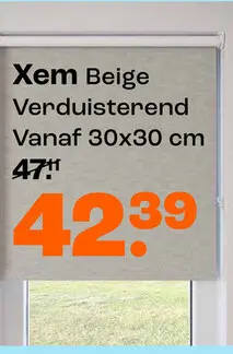 Promotie: Beige Verduisterend