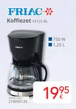 Promotie: Koffiezet KF125 BL