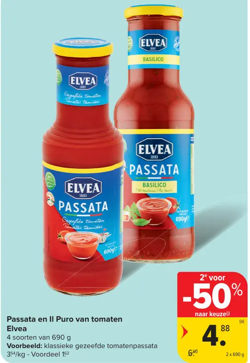Promotie: Passata en Il Puro van tomaten