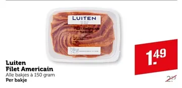 Aanbieding: Luiten Filet Americain