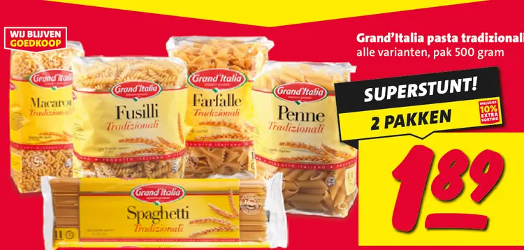 Aanbieding: Pasta tradizional