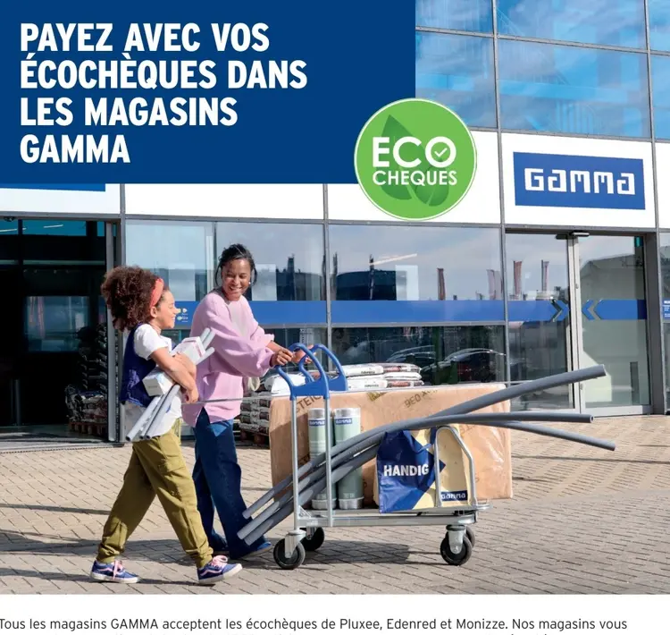 Offre: Payez avec vos écochèques dans les magasins G