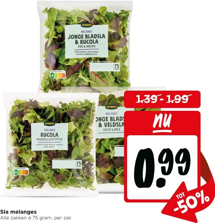 Aanbieding: Sla melanges
