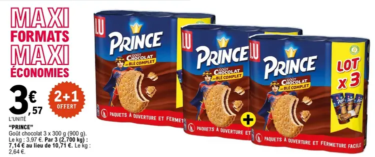 Promotie: Prince Goût chocolat