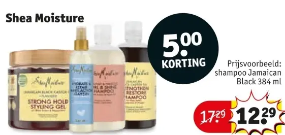 Aanbieding: shampoo Jamaican Black